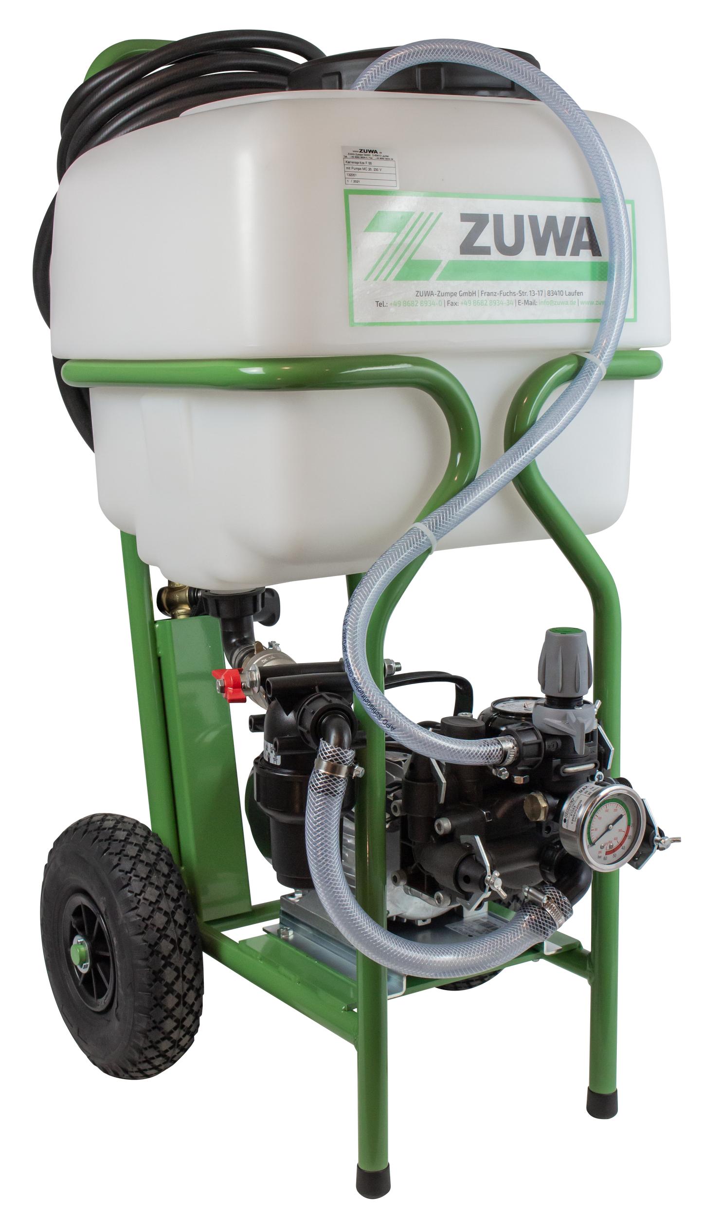 Karrenspritze F 55 mit Pumpe MC 20, 230 V