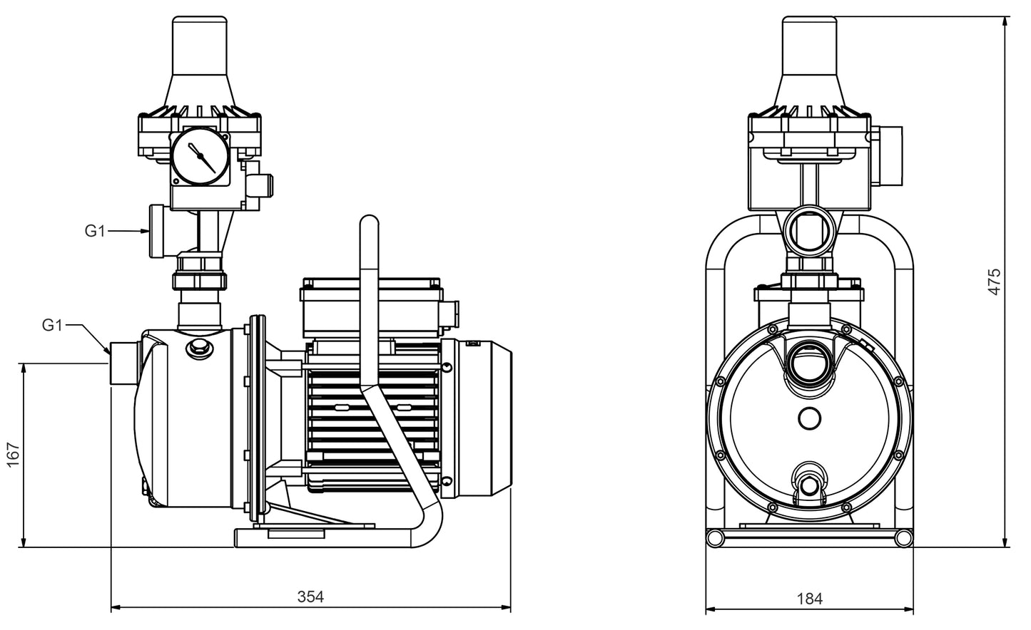 Gardenpress 1000/Kit 02 230V